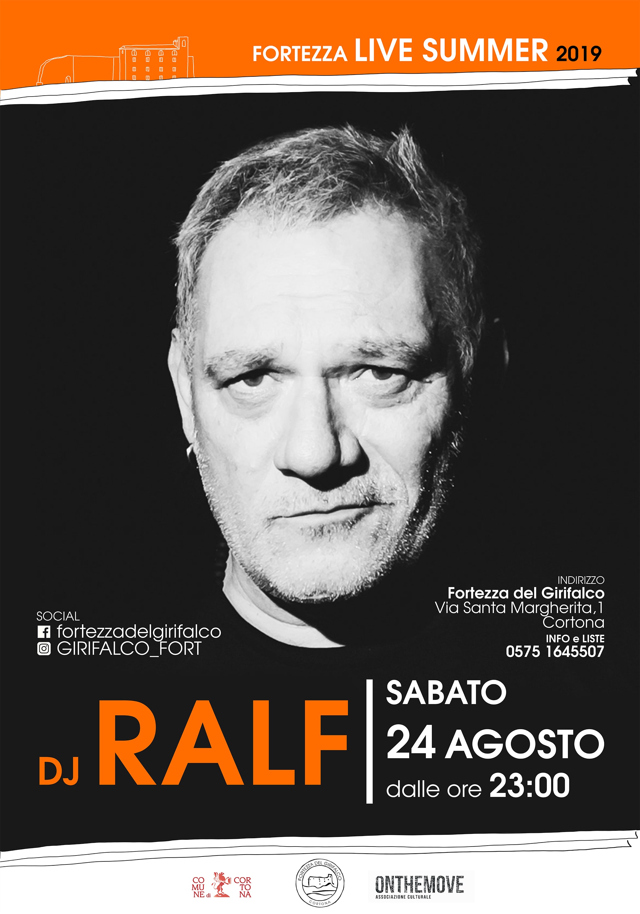 Dj Ralf per il Summer Live della Fortezza di Cortona: #3